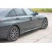 Накладки сплиттеры на пороги на BMW 3 G20 / G21 M-Pack
